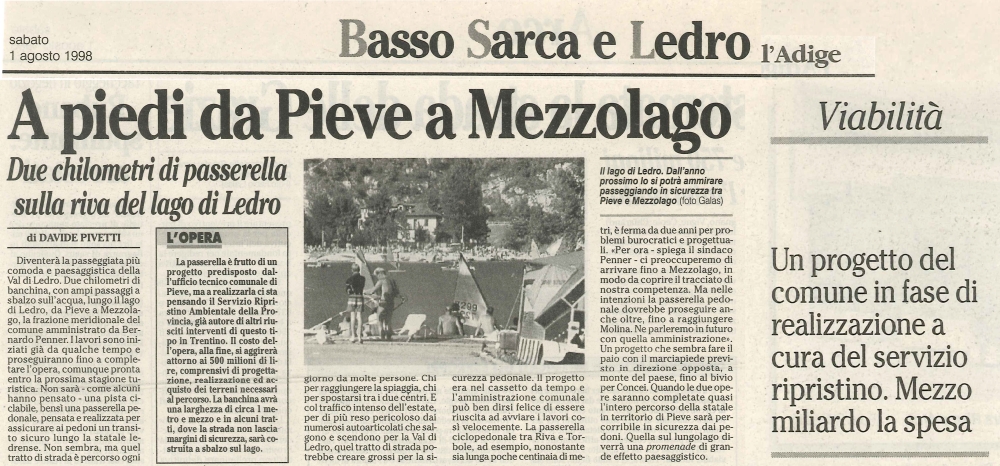 A piedi da Pieve a Mezzolago