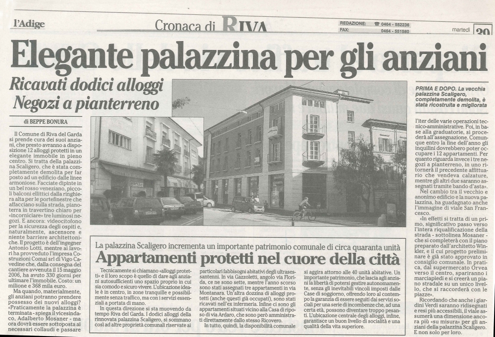Elegante palazzina per gli anziani