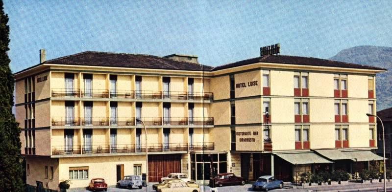 Hotel Luise anni 70 Hotel Luise particolare