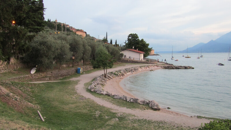 Prima dell'intervento Lungolago Brenzone sul Garda prima