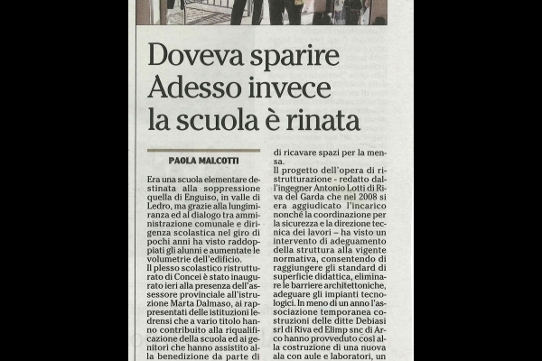 Doveva sparire Adesso invece la scuola è rinata