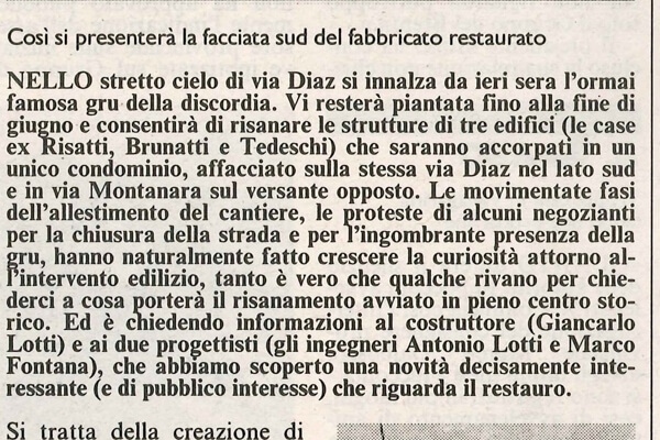 Quattro negozi e una galleria